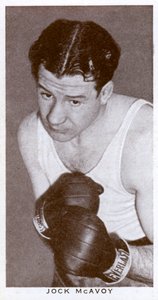 Jock McAvoy, boxeur britannique, 1938 - Unbekannt