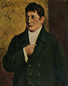 Johann Gottlieb Fichte 1762-1814 - Peinture de Professeur Plühr, 1934