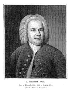 Johann Sebastian Bach 1685-1750, compositeur et organiste allemand, 1746 - Unbekannt