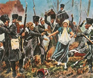 Johanna Stegen lors des combats à Lunebourg, 2 avril 1813, 1936 - Unbekannt