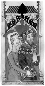 Johannes Gyniford et sa femme, fin du 14ème siècle - Unbekannt