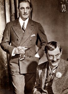 John et Lionel Barrymore, acteurs américains de théâtre et de cinéma - Unbekannt