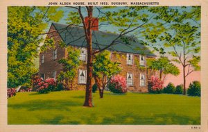 Maison John Alden, Duxbury, Massachusetts, vers 1940 - Unbekannt