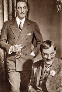 John Barrymore et Lionel Barrymore, acteurs américains - Unbekannt