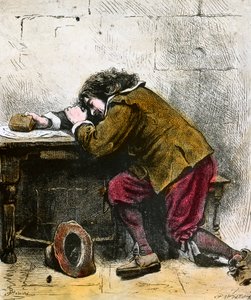 John Bunyan rêvant, XVIIe siècle fin XIXe ou début XXe siècle