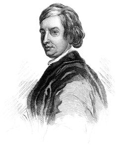 John Dryden, poète, critique littéraire et dramaturge anglais du 17e siècle, vers 1850 - Unbekannt
