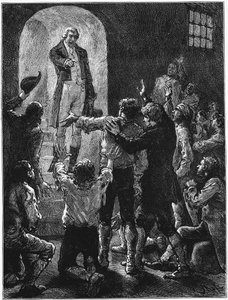 John Howard, réformateur des prisons anglais, vers 1780