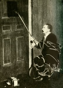 John Nevil Maskelyne réalise une illusion de cabinet spirite, vers 1910 - Unbekannt