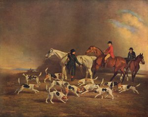 John Powlett et ses chiens, fin 18ème au 19ème siècle, 1929