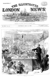 John Tyndall donnant une conférence sur l