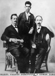 José Marti, Fermin Valdes Dominguez et Gomez Toro, Key West, Floride, USA, 1894 - Unbekannt