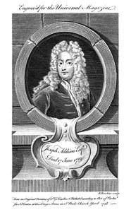 Joseph Addison, homme politique et écrivain anglais, XIXe siècle