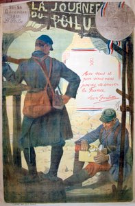 Journée du Poilu 25 et 26 décembre 1915, affiche française de la Première Guerre mondiale, 1915 - Unbekannt