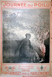 Journée du Poilu, 31 octobre-1er novembre 1915, affiche française de la Première Guerre mondiale, 1915 - Unbekannt