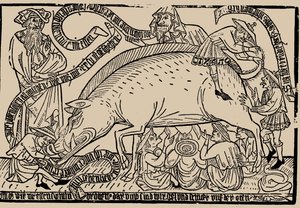 Judensau, vers 1470 - Unbekannt