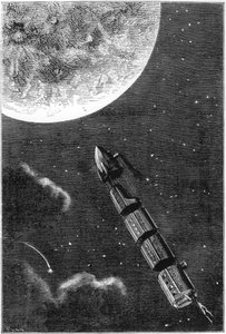 Jules Verne 1828-1905, De la Terre à la Lune, 1865