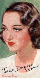 June Duprez, 1918-1984, actrice de cinéma britannique, 20e siècle