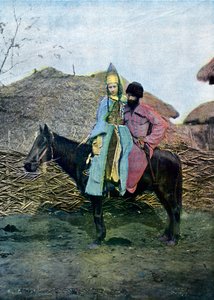 Couple kabardin en voyage, vers 1890 - Unbekannt