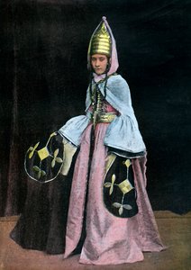 Femme kabardine, vers 1890 - Unbekannt