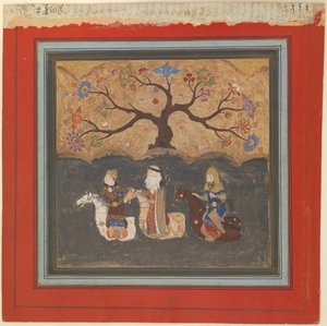 Kai Khusrau, Farangis et Giv Traversant la Rivière Jihun Oxus - Unbekannt