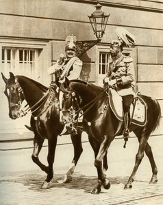 Kaiser Wilhelm II et le roi George V à Berlin, Allemagne, 1911, 1935 - Unbekannt