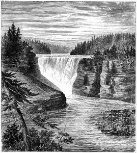 Chutes de Kakabeka, Ontario, Canada, 1877 - Unbekannt