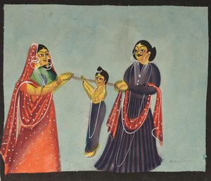 Peinture de Kalighat, 1800s - Unbekannt