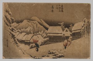 Kambara : Neige du soir, 1797-1858 - Unbekannt