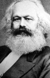 Karl Marx, théoricien politique, social et économique allemand, 19ème siècle