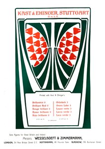 Publicité Kast & Ehinger, Stuttgart, 1909 - Unbekannt