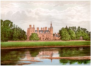 Kelham Hall, Nottinghamshire, maison de la famille Manners-Sutton, vers 1880 - Unbekannt