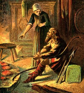 Le roi Alfred et les gâteaux - Unbekannt