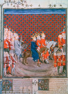 Le roi Charles IV entrant à Paris, 1375-1379
