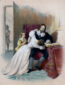 Le roi Charles Ier 1600-1649 se séparant de ses enfants, 1838 - Unbekannt