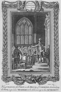 Le roi Charles Ier à la Chambre des communes, vers 1787 - Unbekannt