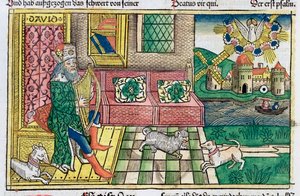 Le roi David jouant de la lyre - Unbekannt