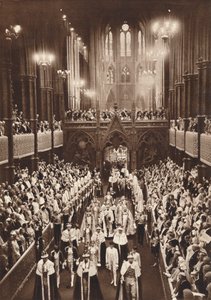 Procession de couronnement du roi George VI, Westminster Abbey, 1937 - Unbekannt