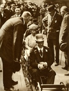 Le roi George V et la reine Mary...Exposition de l