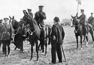 Le roi George V lors d