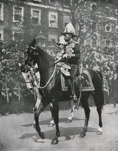Le roi George V aux funérailles de son père le roi Édouard VII, Londres, 20 mai 1910 - Unbekannt