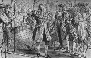 Le roi Jacques II débarquant à Kinsale, 12 mars 1689, vers 1880 - Unbekannt