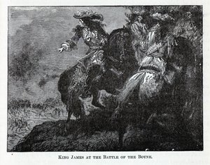 Le roi Jacques à la bataille de la Boyne, 1882 - Unbekannt