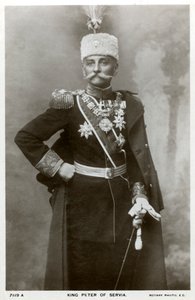 Roi Pierre Ier de Serbie, vers 1903-1918
