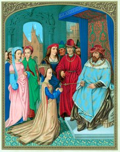 Le roi Salomon accueillant la reine de Saba - Unbekannt