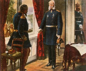 Roi Wilhelm et Empereur Napoléon après la bataille de Sedan, 2 septembre 1870, 1936 - Unbekannt