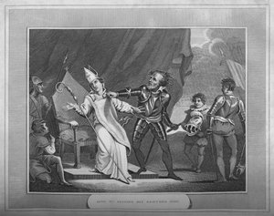 Le roi Guillaume saisissant son frère Odon, 1838 - Unbekannt