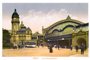 Cologne, à la gare centrale, 20e siècle - Unbekannt