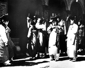 Filles coréennes, 1900