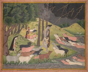 Krishna appelant les vaches - Unbekannt