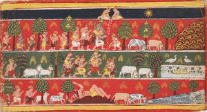 Krishna et les gopis, vers 1720 - Unbekannt